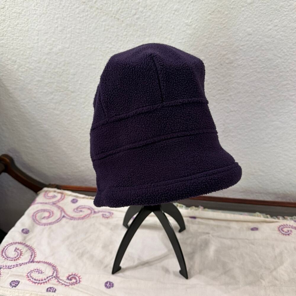 Purple Columbia Fleece Bucket Hat Size L/XL